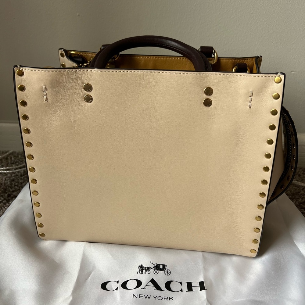 Coach Rogue 25 in Color-block with Rivets